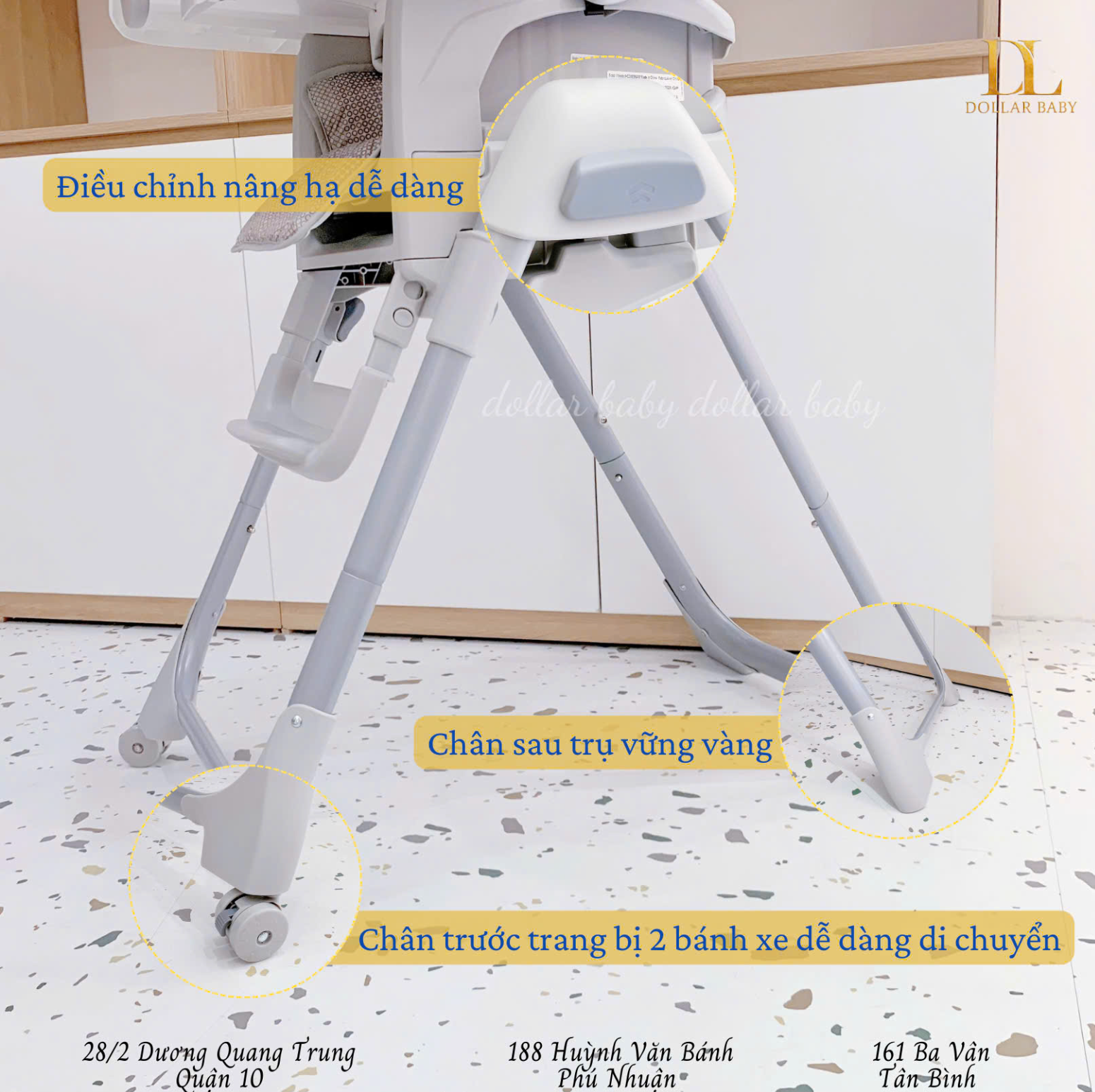  Ghế ăn dặm Baby Trend Everlast 7-in-1 