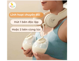  MOAZ BÉBÉ - Máy Hút Sữa Di Động Kèm Chườm Ấm Cổ - MB091 