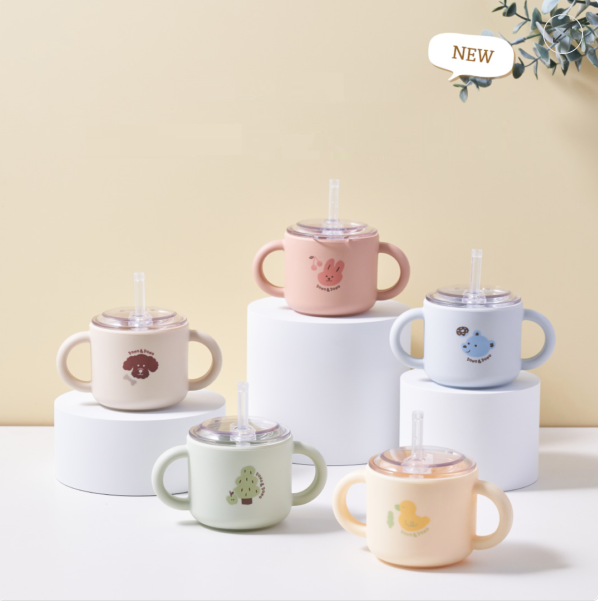  Cốc Tập Uống Silicone Bạch Kim Cao Cấp Dono&Dono 