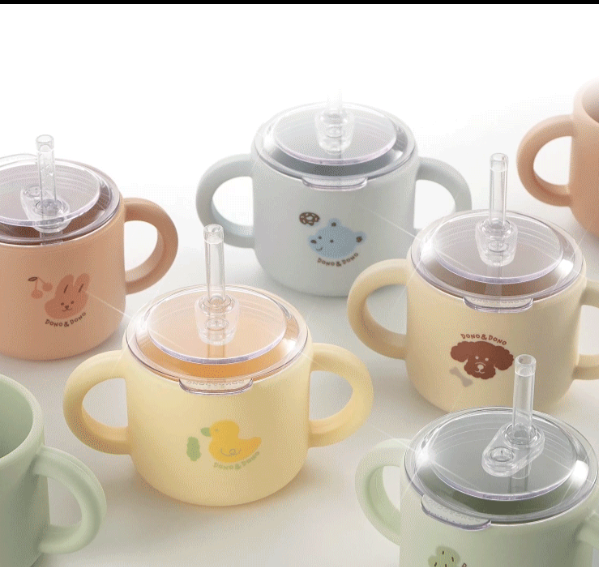  Cốc Tập Uống Silicone Bạch Kim Cao Cấp Dono&Dono 