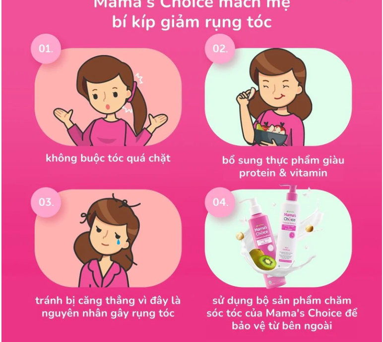 Tinh dầu dưỡng tóc Mama’s Choice Hair Serum 