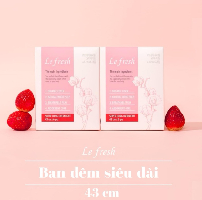  Băng Vệ Sinh Thuần Chay Le Fresh 
