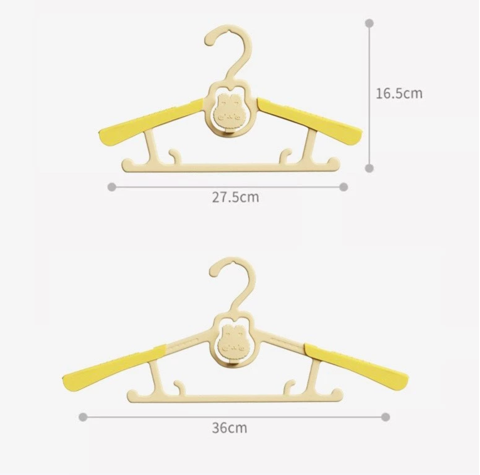  Set 5 móc treo quần áo hình thỏ cho bé 