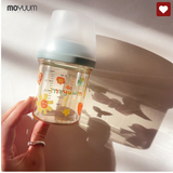  Bình sữa Moyuum PPSU Mov.aa  Bản Họa Tiết - Xanh Mint 
