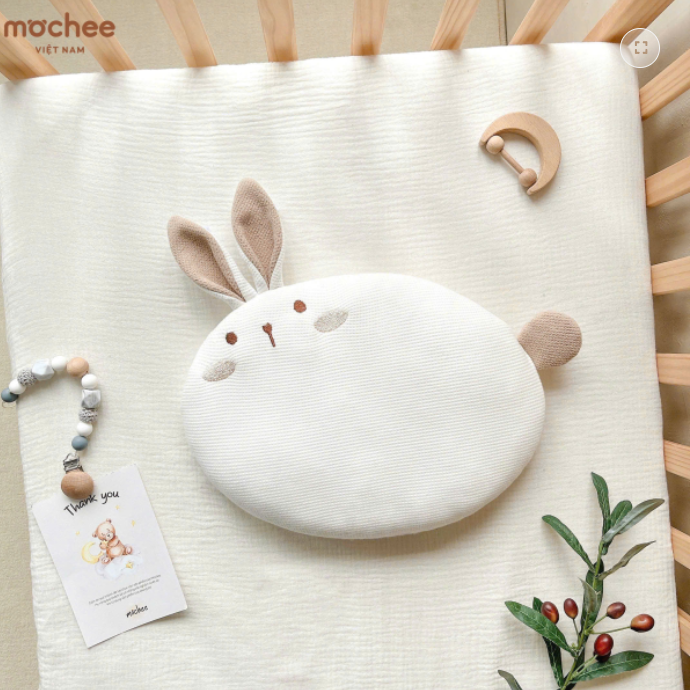  MOCHEE - Gối Đầu Jacquard Thêu 