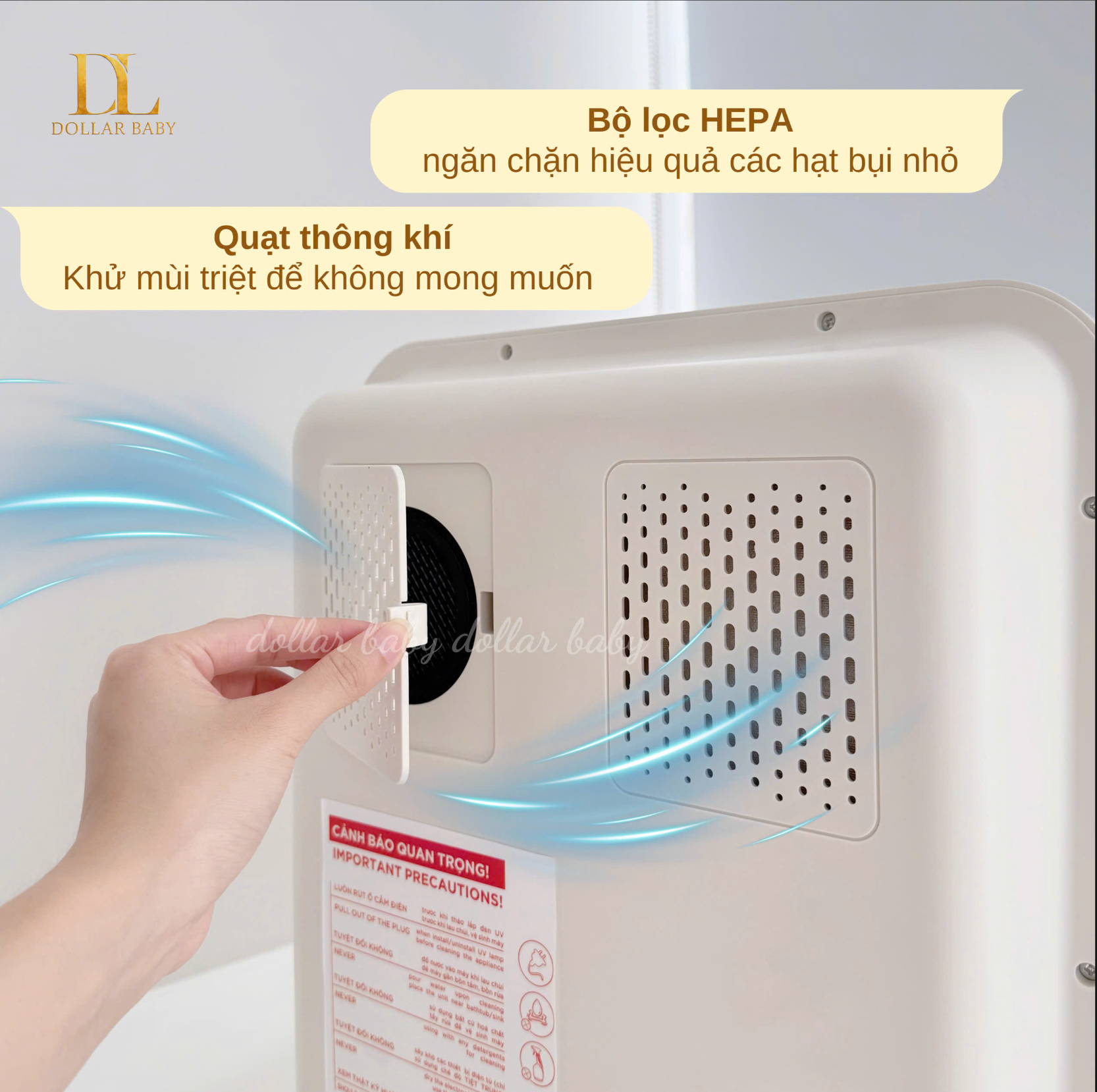  FATZ BABY - Máy tiệt trùng UVC-LED công nghệ Anion e - KING 7 