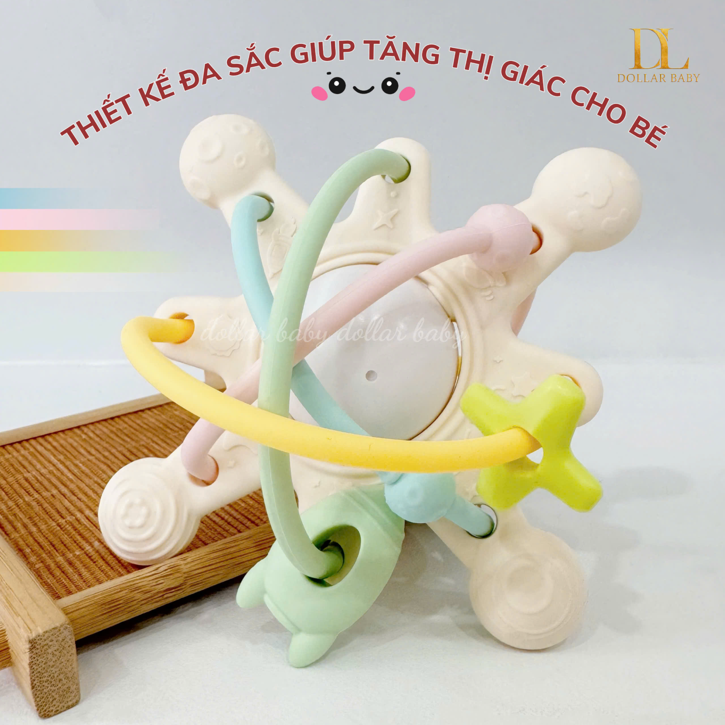  LITTLE BYKKER - Gặm nướu Silicone Galaxy Vũ trụ 