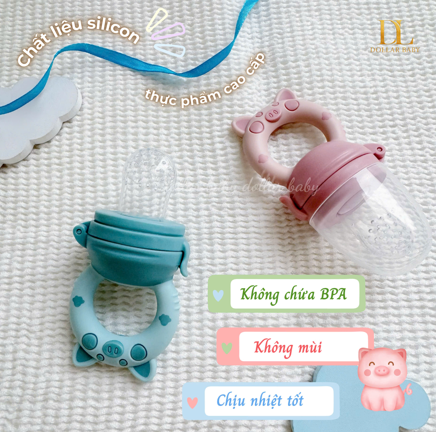  Túi nhai silicon Little Bykker 