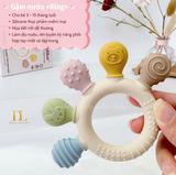  LITTLE BYKKER - Gặm nướu Silicon hình chiếc nhẫn 