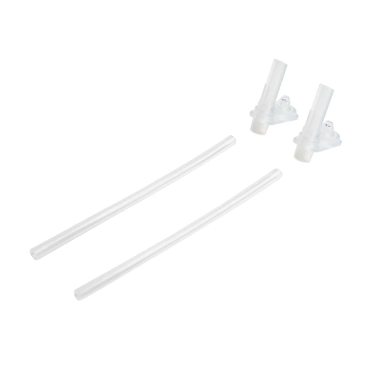  Bộ 2 vòi và ống hút Bình tập uống Hegen Straw Replacement Set 