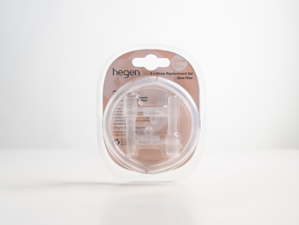  Bộ 2 vòi và ống hút Bình tập uống Hegen Straw Replacement Set 
