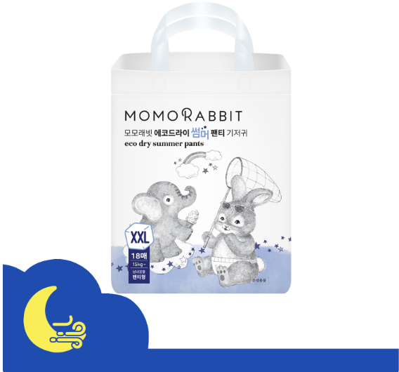  Bỉm quần đêm hè Momorabbit 