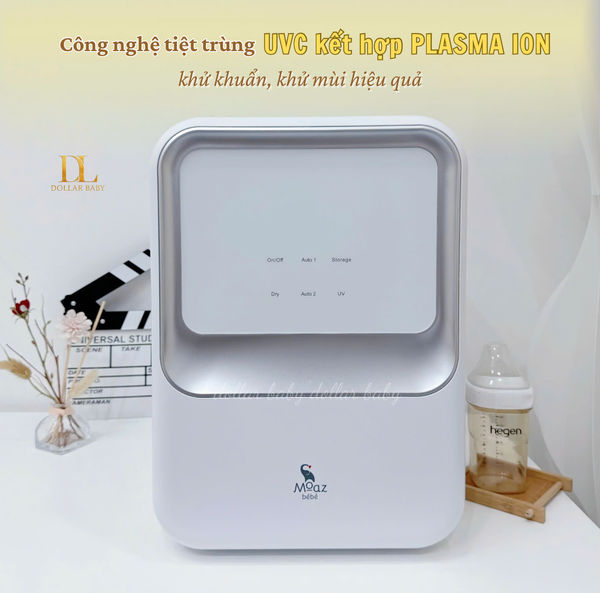  MOAZ BÉBÉ - Máy tiệt trùng sấy khô UVC PLASMA ION - MB113 