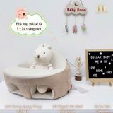  Ghế Tập Ngồi Cho Bé Aibedo Suede Fabric (3-24 tháng) 