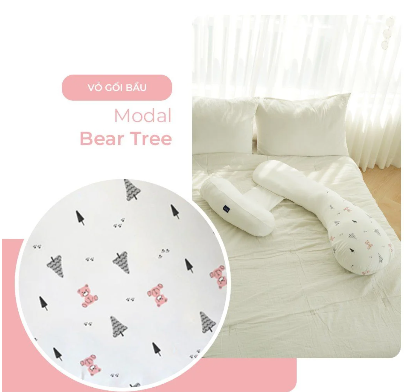  ELAVA - Gối Bầu Đa Năng Chữ H 