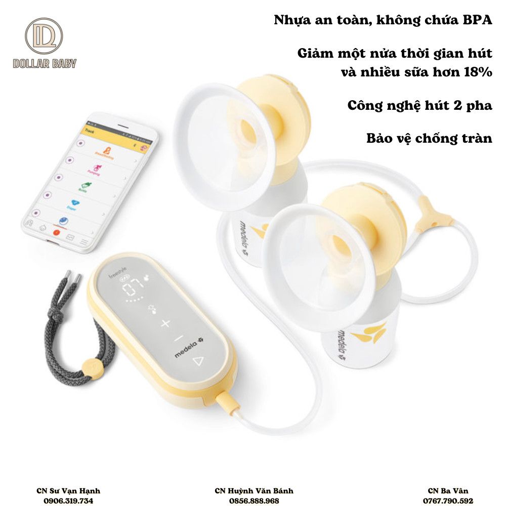  Máy hút sữa điện đôi Medela - Freestyle Flex 