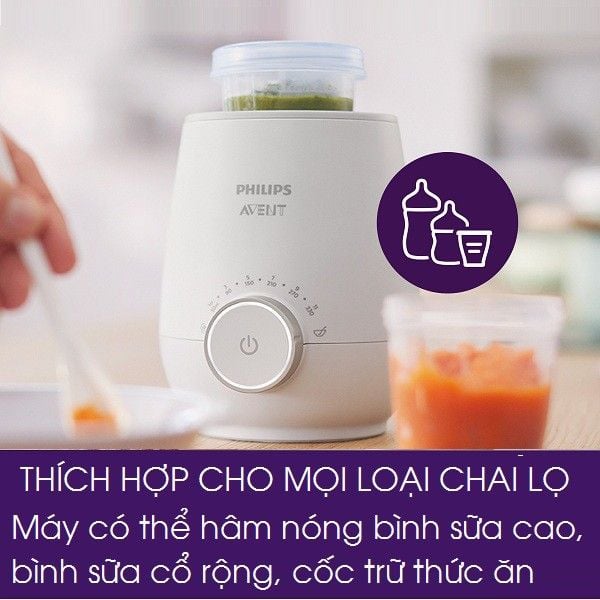  Philips Avent Premium - Máy hâm sữa và thức ăn cao cấp SCF358/00 