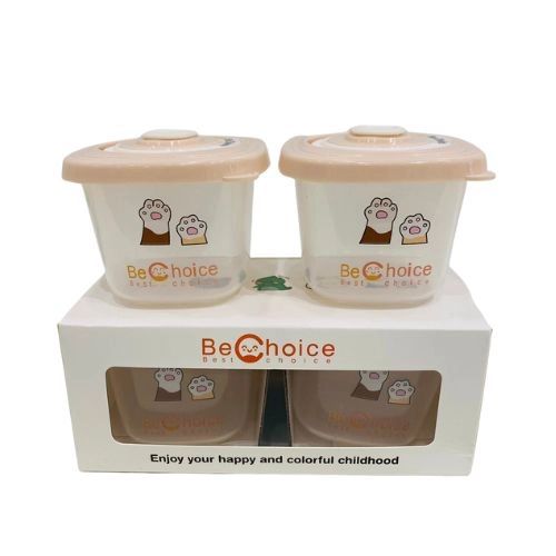  Set 2 Hủ Nhựa Trữ Đông BeChoice 