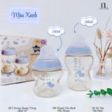  Set 2 Bình Sữa PPSU Tommee Tippee Natural Start Hoạ Tiết 