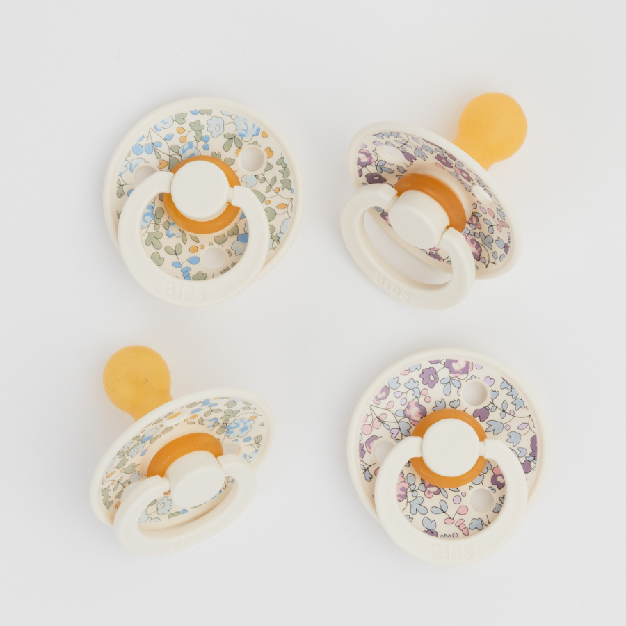  Ty Ngậm Bibs Cao Su Non Colour x Liberty - Size 1 