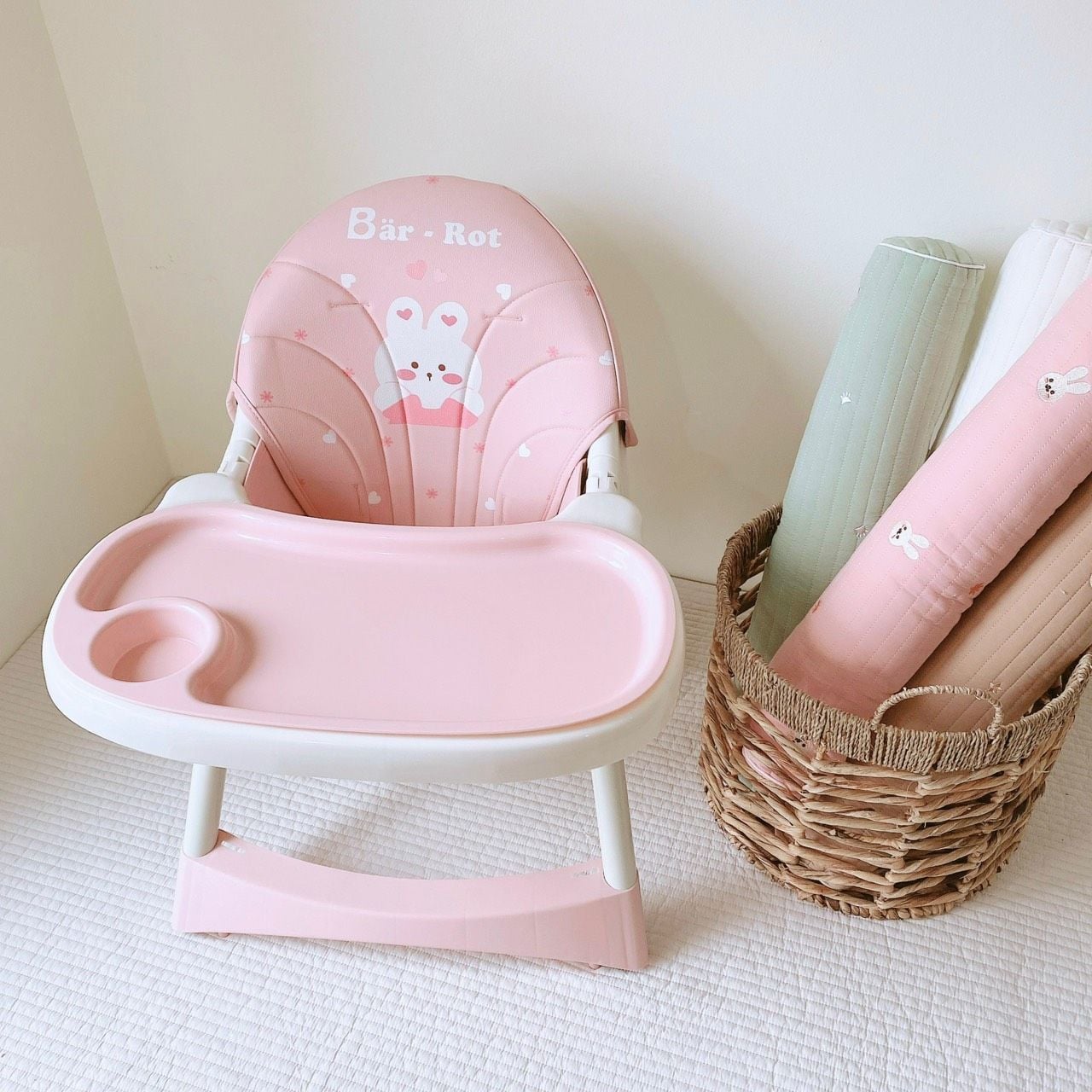  Ghế Ăn Dặm Gấp Gọn BARROT BR030 Có Ngả Lưng Cho Bé 