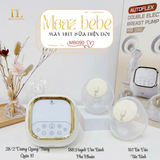  MOAZ BÉBÉ - Máy hút sữa điện đôi - MB090 