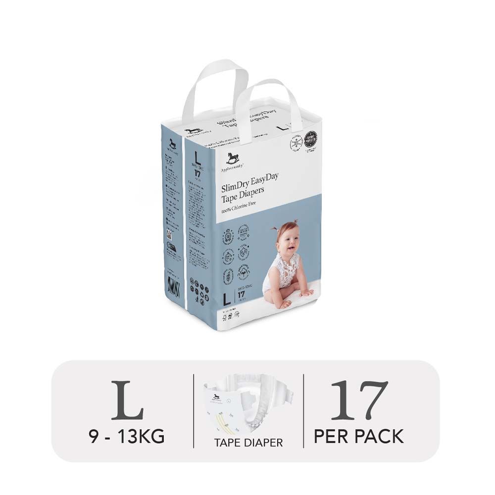  Bỉm Tã Dán Ngày Applecrumby Slimdry Easyday Mini Tape 