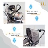  Xe đẩy tích hợp ghế ô tô Baby Trend Sonar Switch 6-in-1 Modular Travel System 
