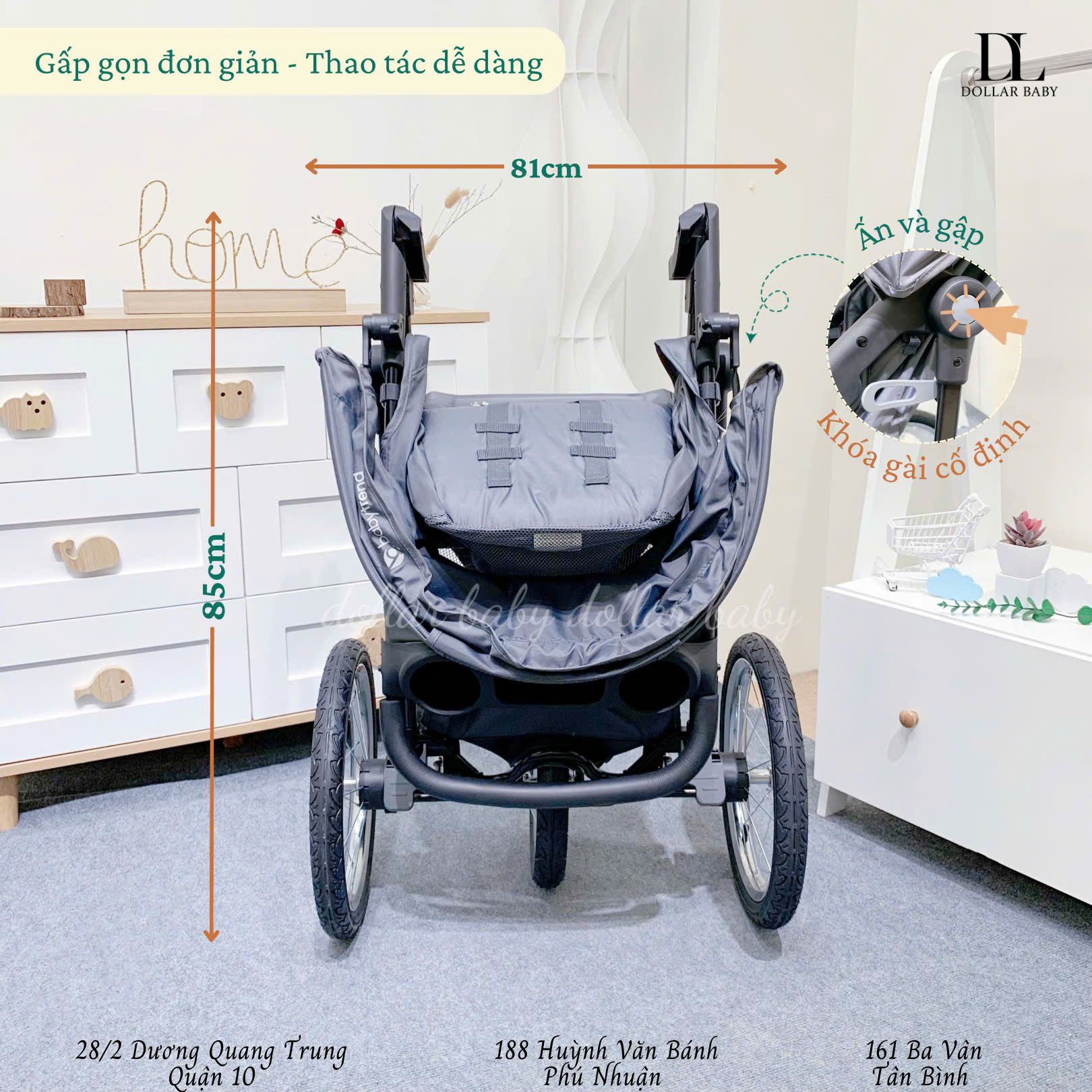 Xe đẩy Baby Trend Journey Jogging 