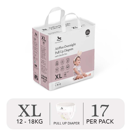  Bỉm tã quần đêm Applecrumby Airplus Overnight Mini Pull Ups 