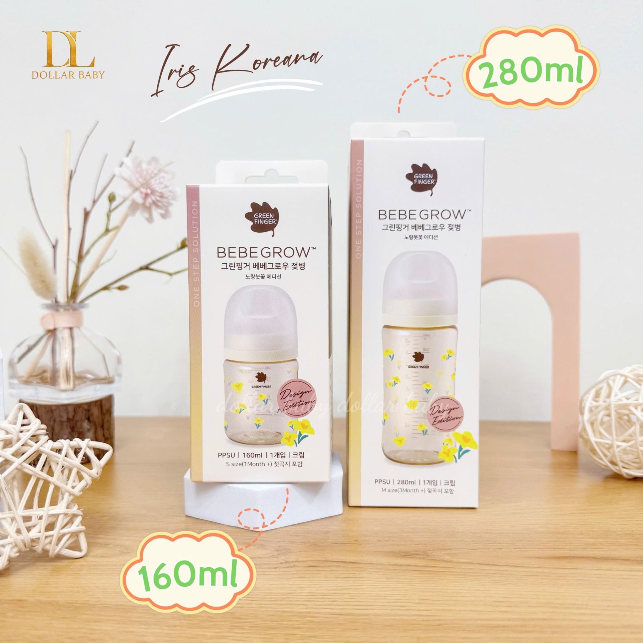  Bình Sữa GreenFinger Bebe Grow 