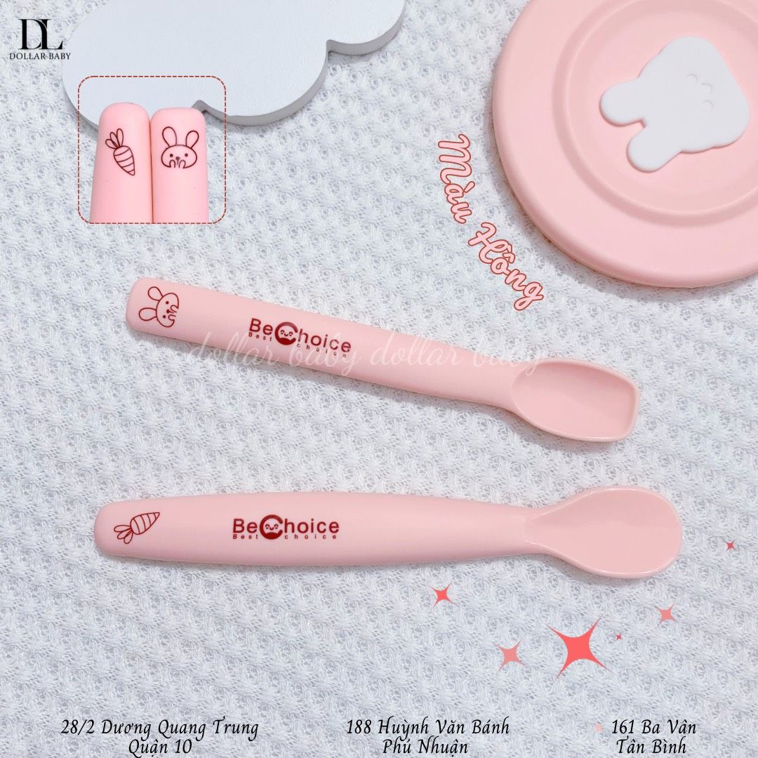  Set 2 Thìa Silicon Bechoice ( Kèm Hộp ) 