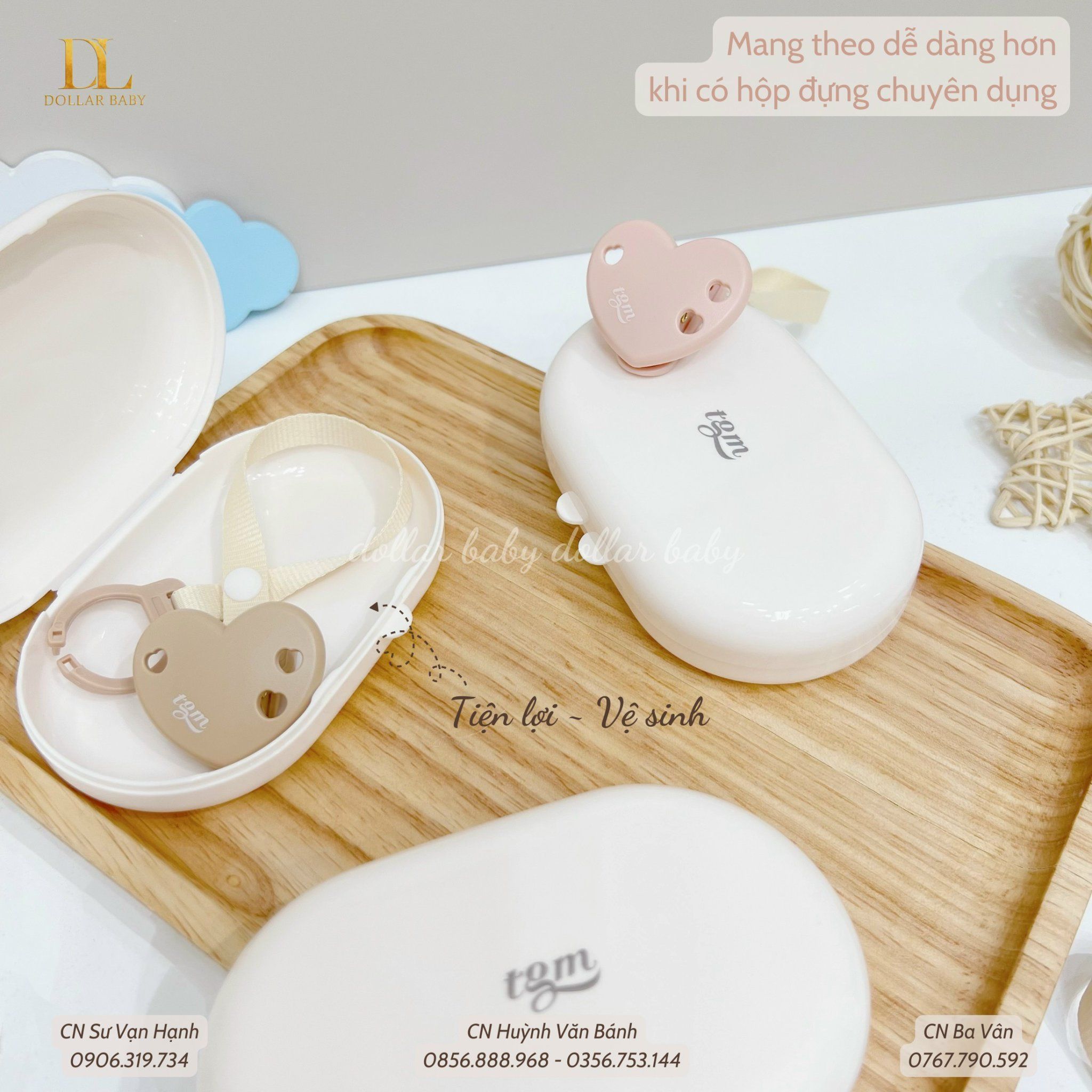  Dây Kẹp Ti Giả Hình Trái Tim TGM 