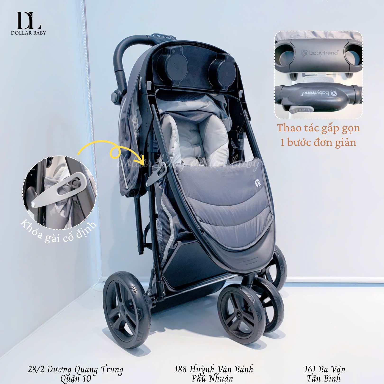  Xe đẩy cho mọi địa hình Baby Trend EZ Ride 