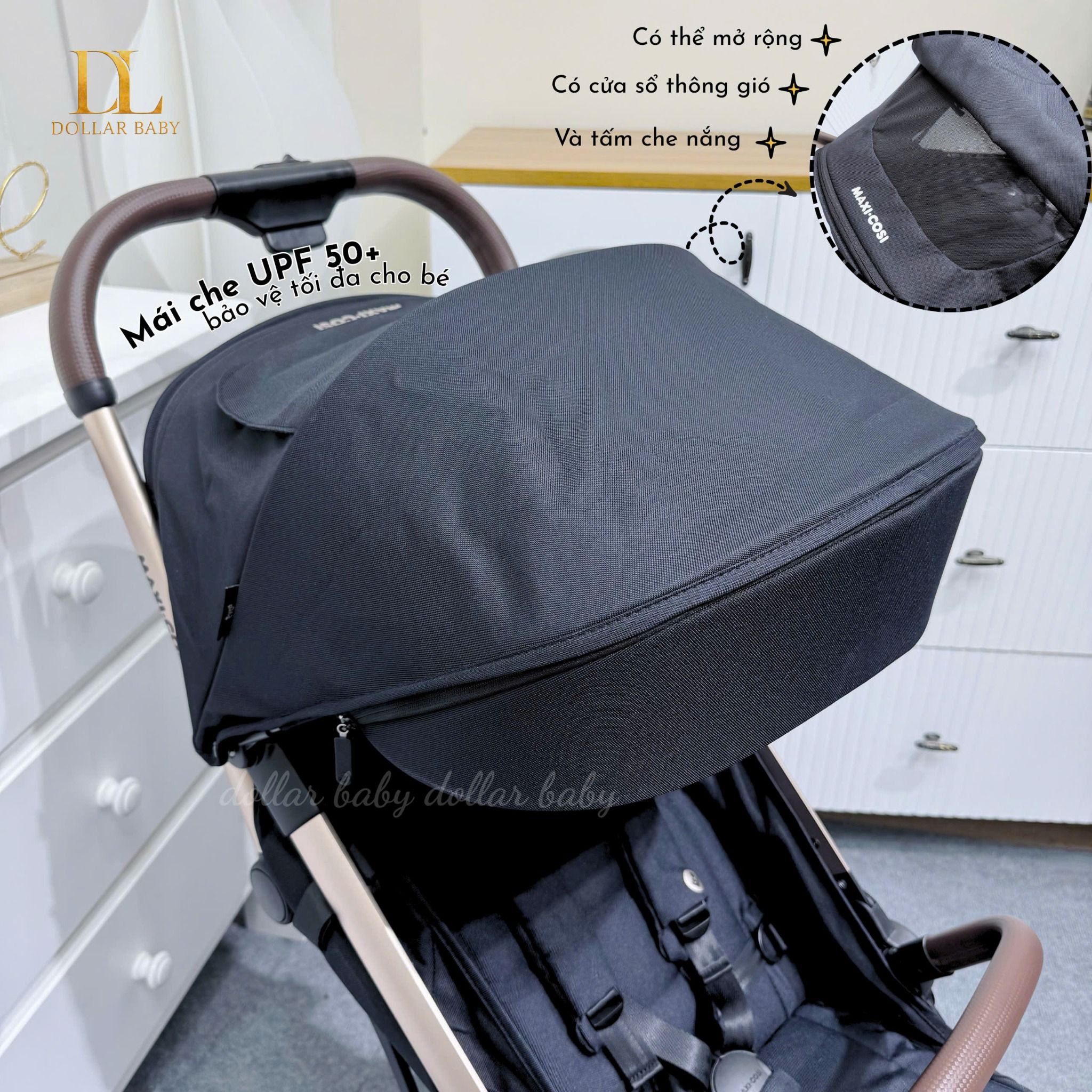  Xe đẩy gấp gọn Maxi-Cosi Eva3 