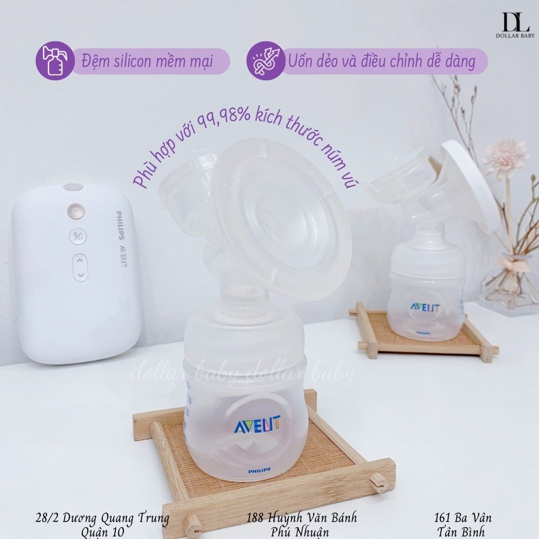  Máy hút sữa điện đôi Philips Avent Eureka Premium Plus - SCF394/11 