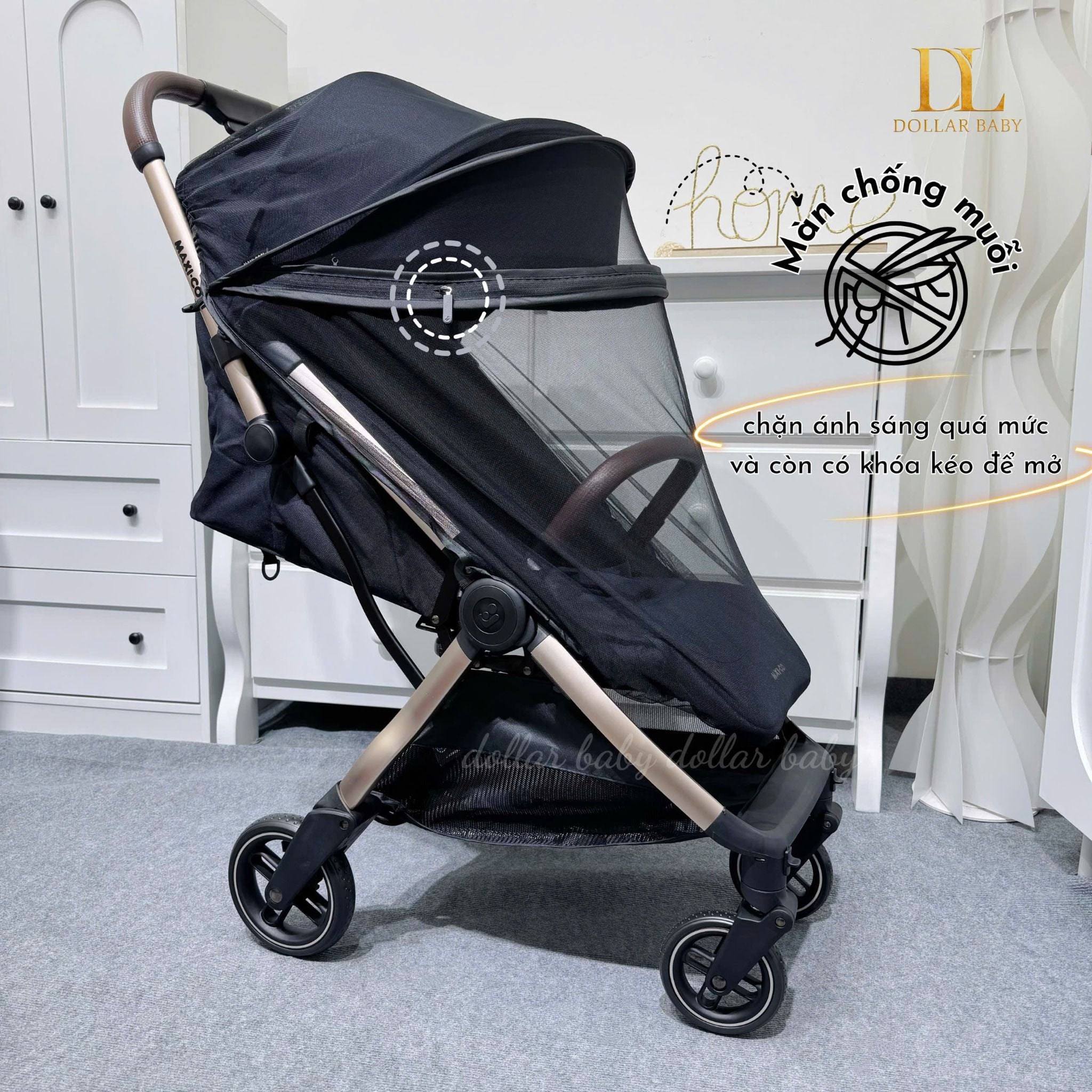  Xe đẩy gấp gọn Maxi-Cosi Eva3 
