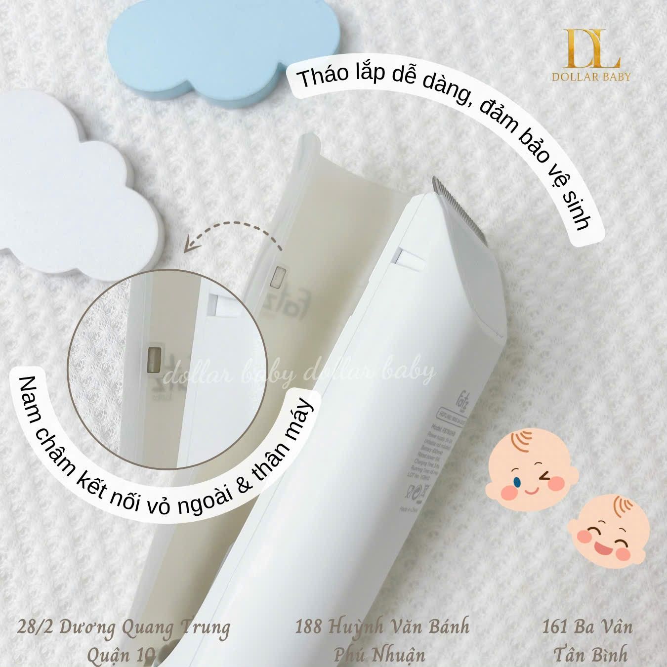  FATZ BABY - Tông Đơ Cắt Và Hút Tóc - Trim 4 