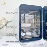  Máy tiệt trùng sấy khô bình sữa UV LED Haenim 4G 