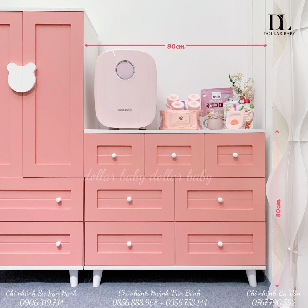  Bộ Tủ Gỗ Hồng Gấu Trắng 