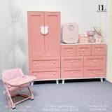  Bộ Tủ Gỗ Hồng Gấu Trắng 