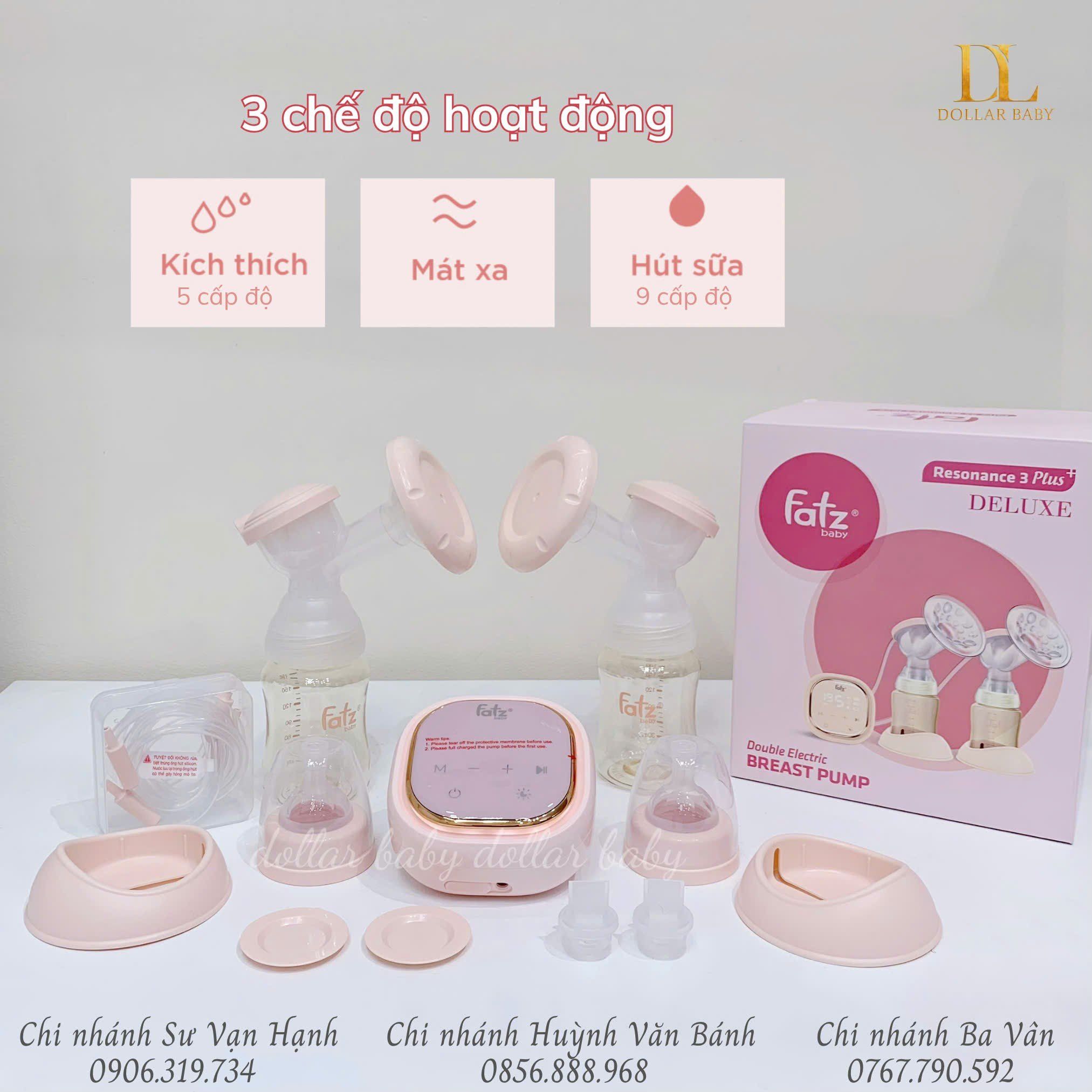  FATZ BABY - Máy hút sữa điện đôi - Resonance 3 Plus 