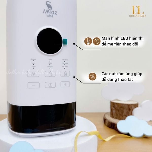 MOAZ BÉBÉ - Máy Hâm Sữa - MB033 