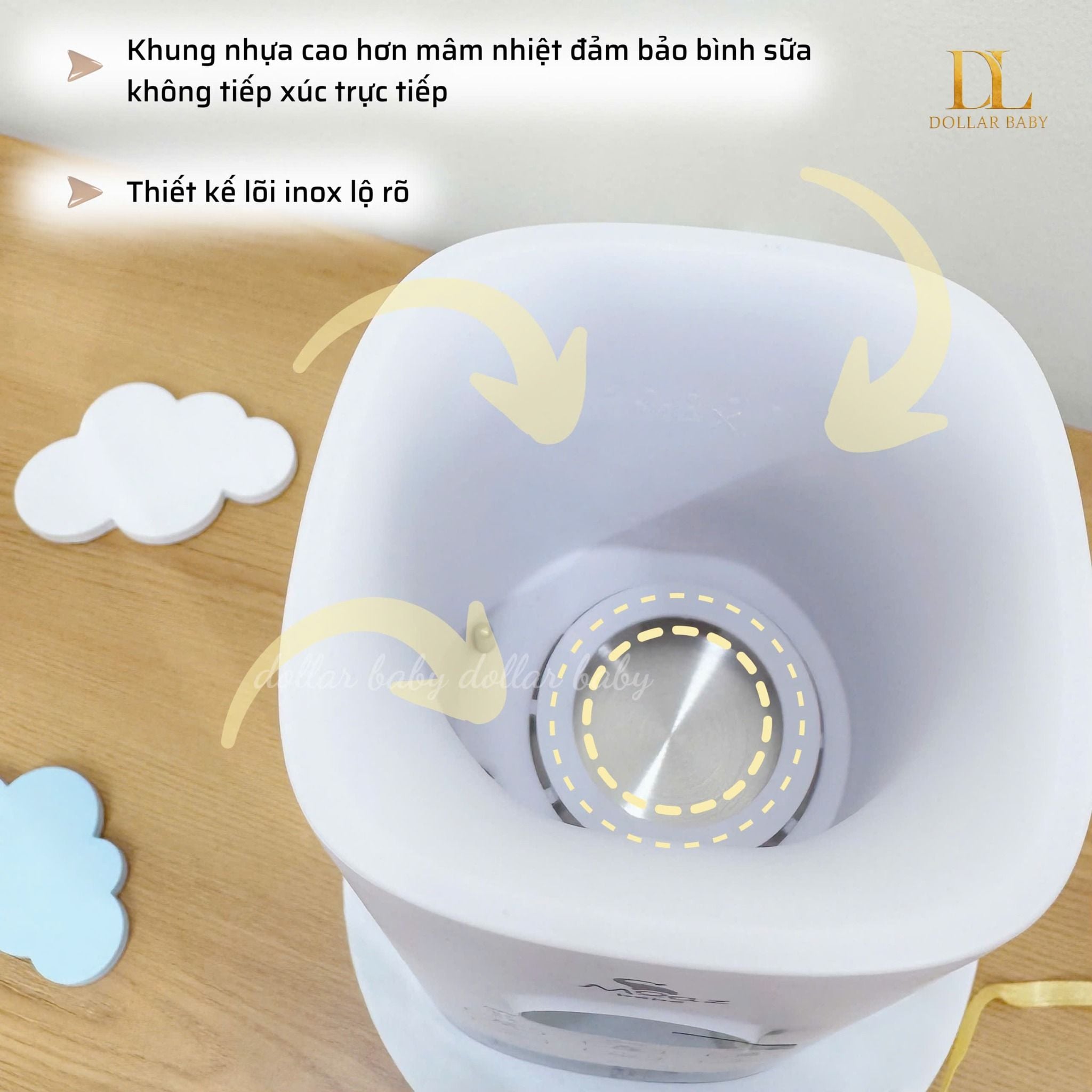  MOAZ BÉBÉ - Máy Hâm Sữa - MB033 
