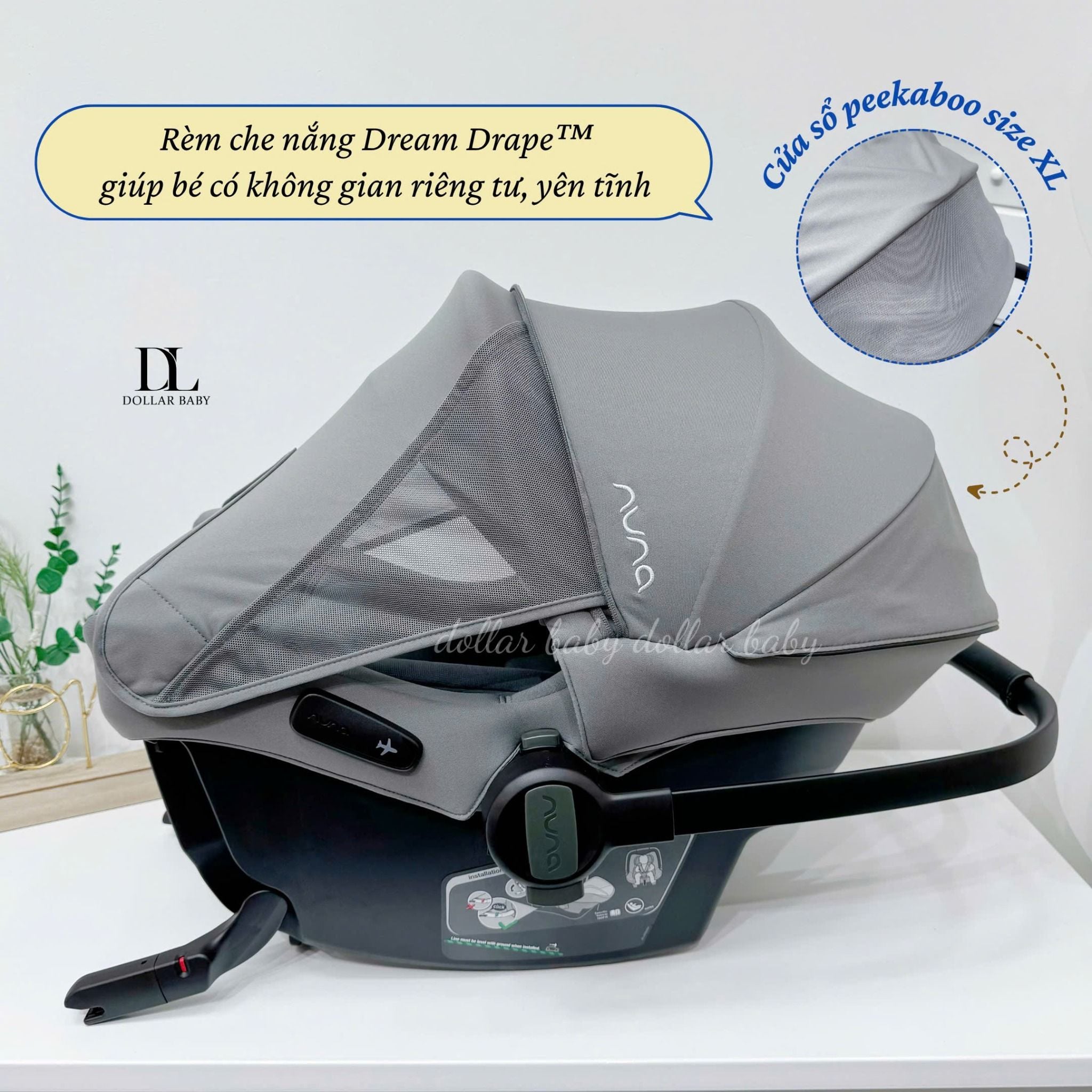  Ghế Ngồi Ô Tô Sơ Sinh Nuna Pipa Urbn 