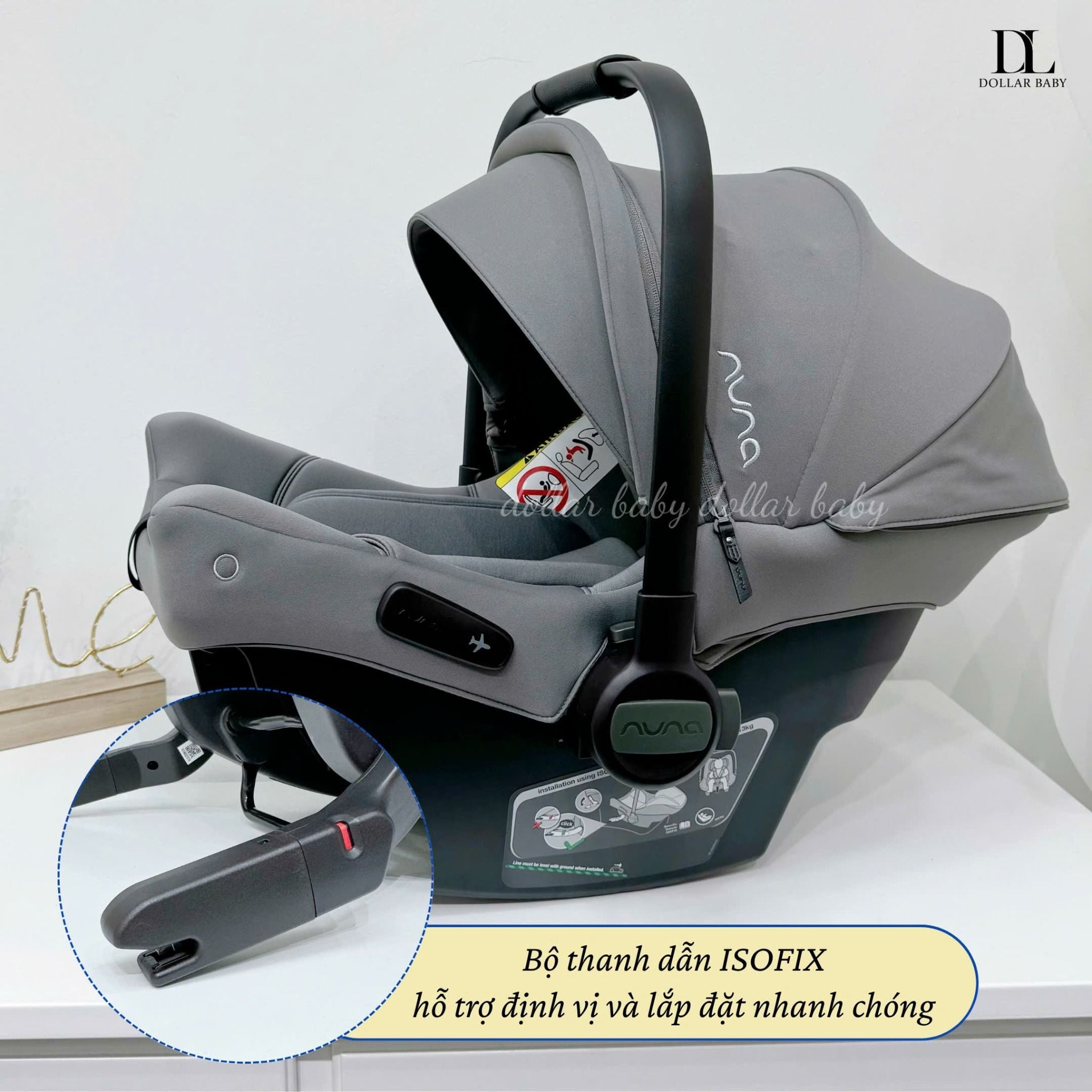  Ghế Ngồi Ô Tô Sơ Sinh Nuna Pipa Urbn 