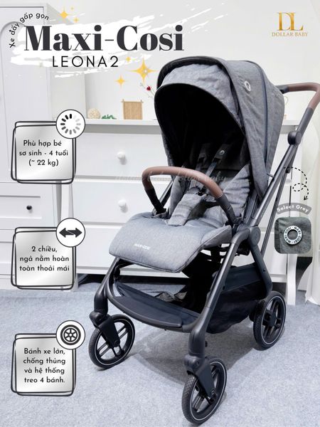  Xe đẩy 2 chiều gấp gọn Maxi-Cosi Leona2 