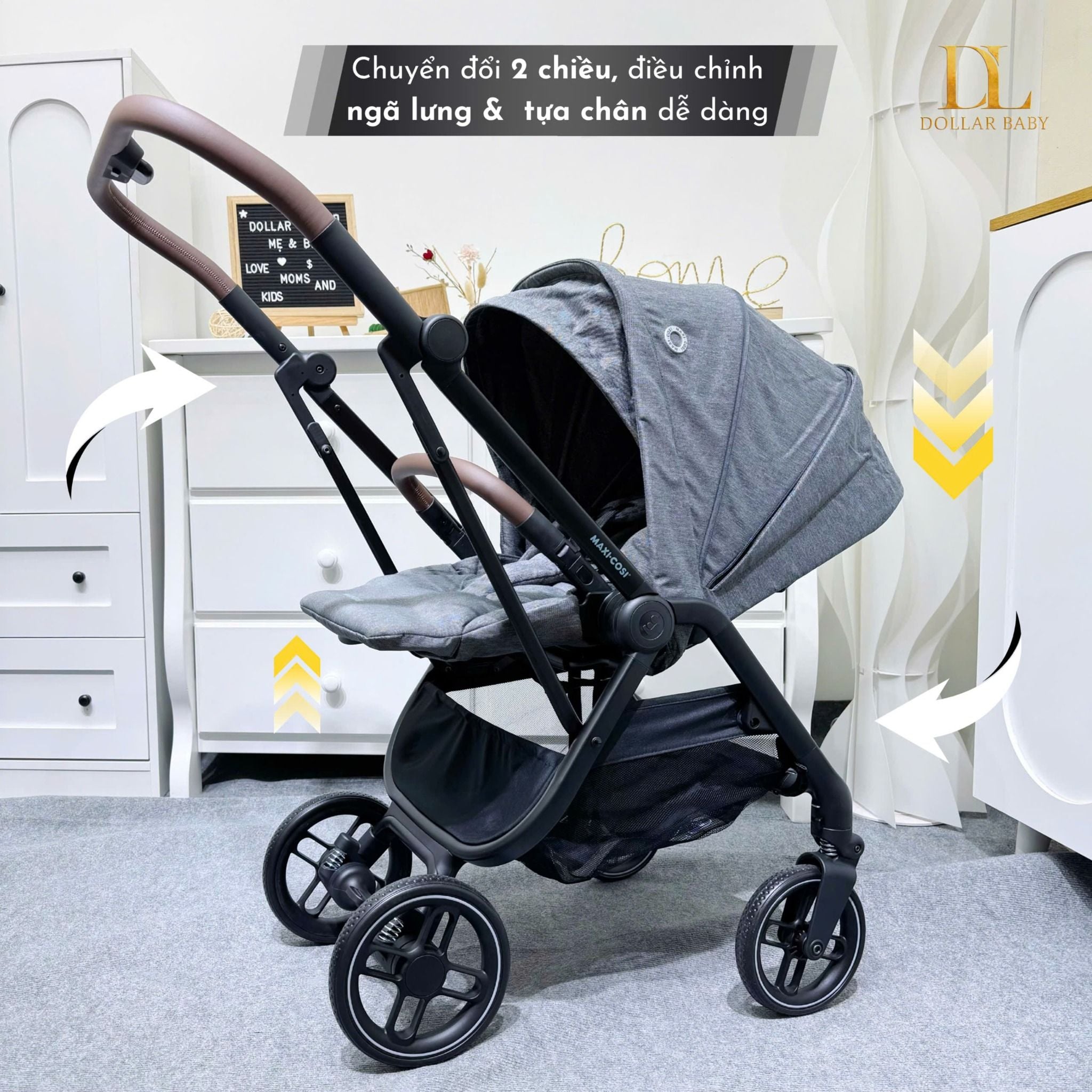  Xe đẩy 2 chiều gấp gọn Maxi-Cosi Leona2 