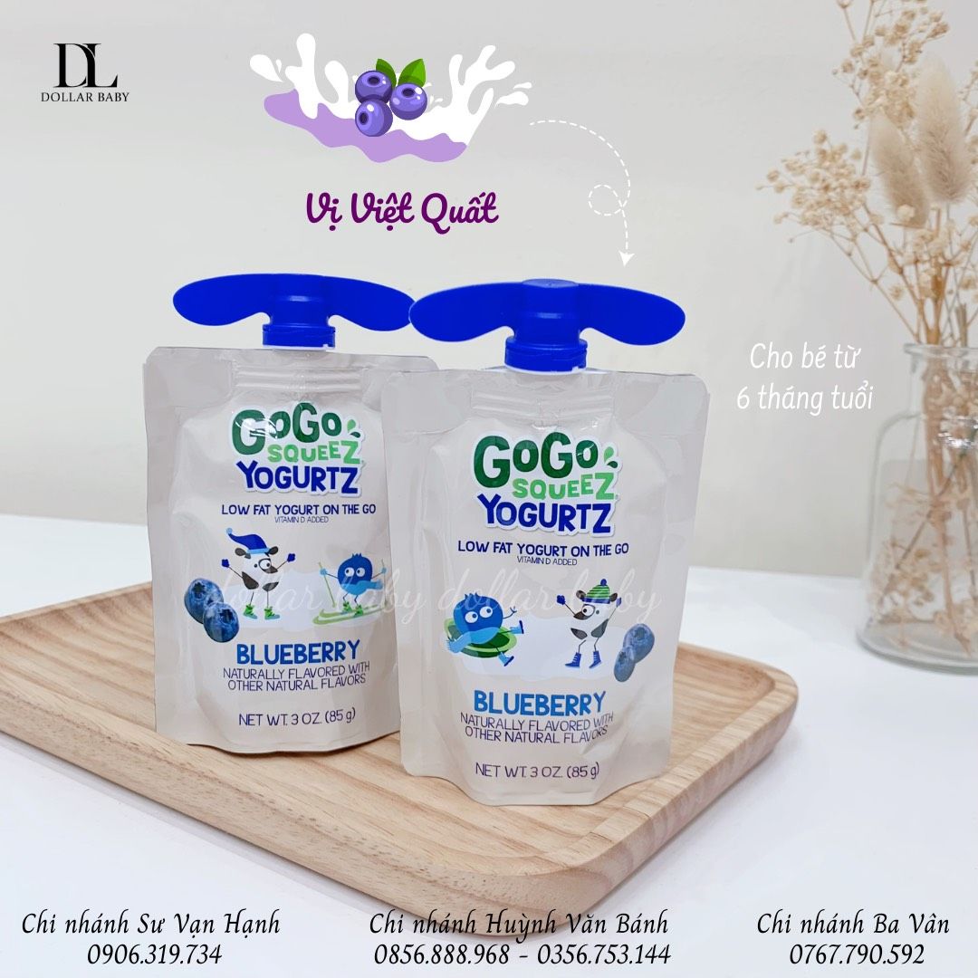  Sữa Chua Dạng Túi Gogo - 6 Months 