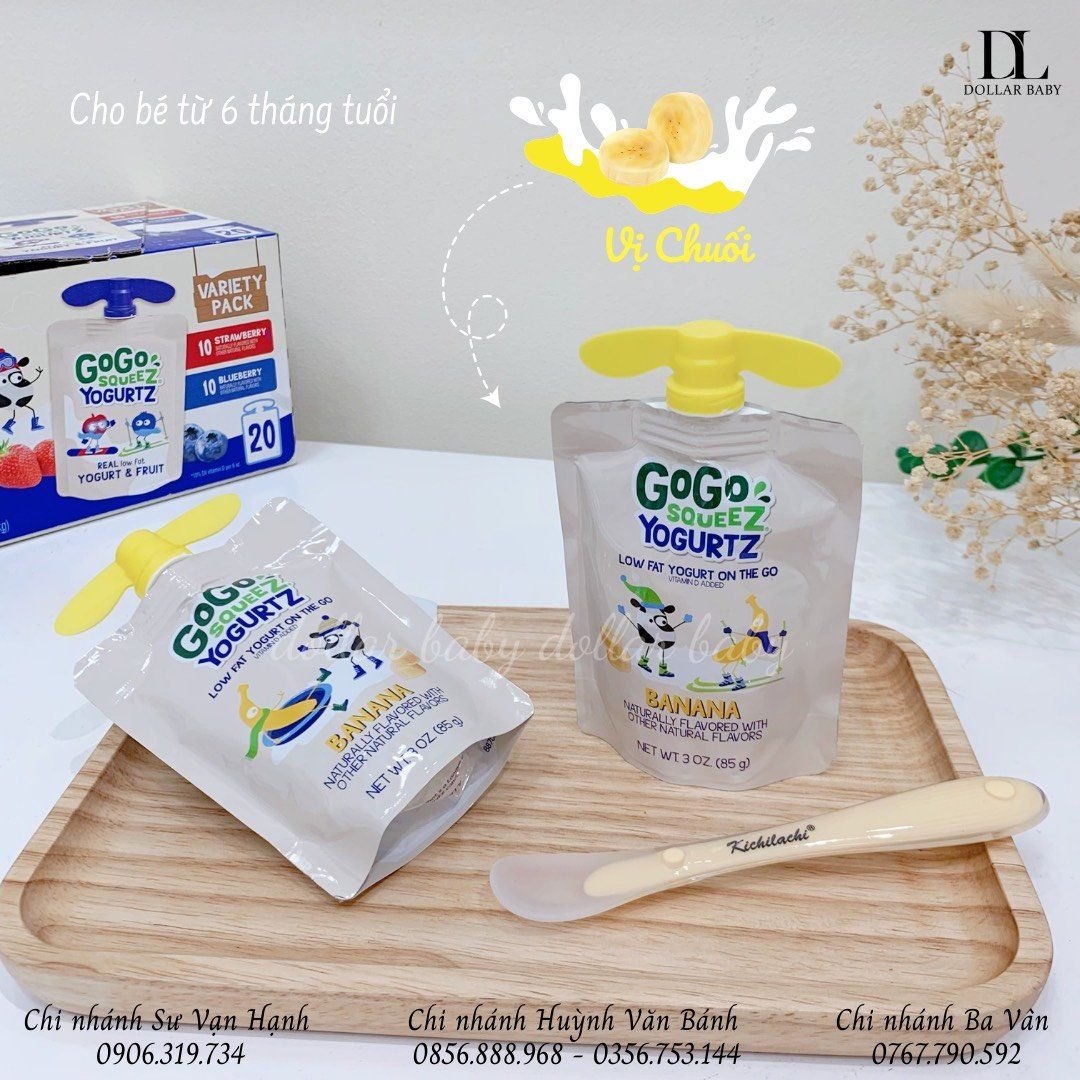 Sữa Chua Dạng Túi Gogo - 6 Months 
